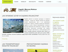Tablet Screenshot of ciagniki-maszyny-rolnicze.pl